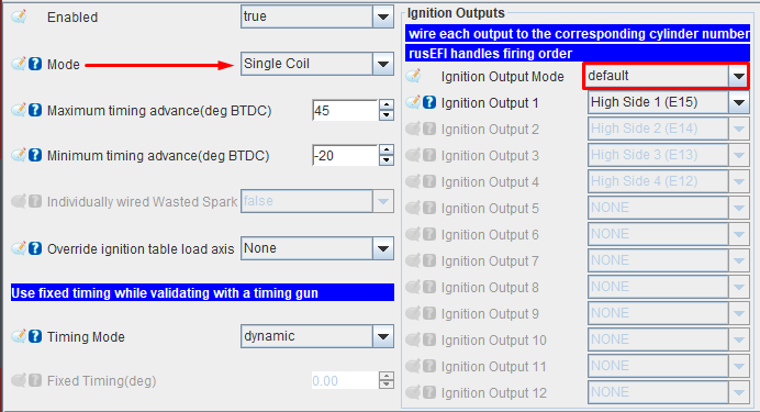 Additional configuration options